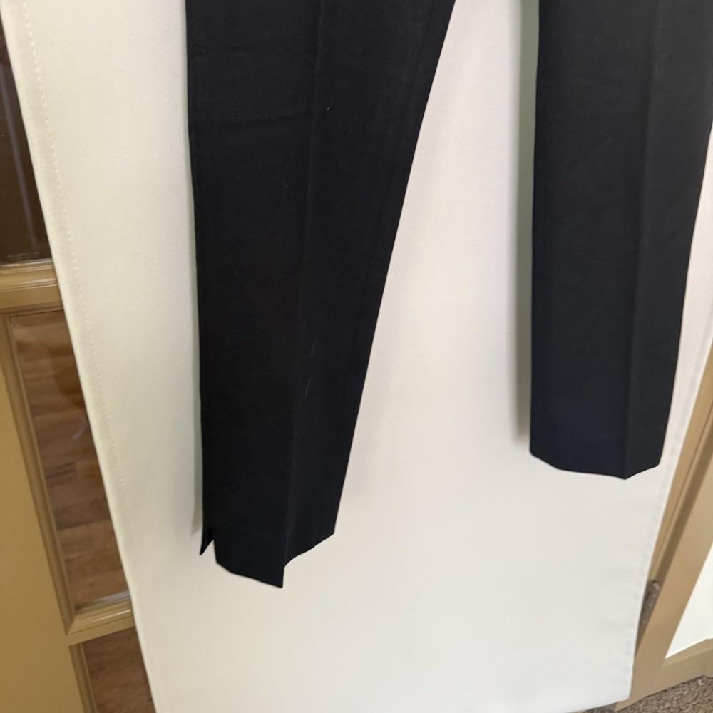 Banana Republic Womens 4P Petite Black The Sloan Fit Slacks Dress Pants - Picture 3 of 9